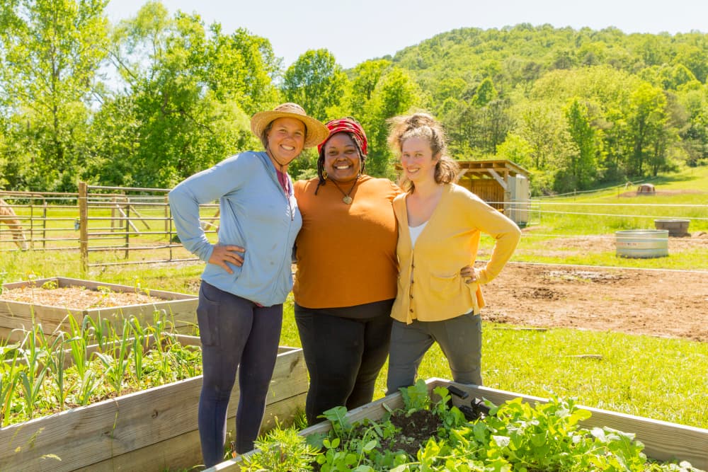 Mother Tree Permaculture instructors: Laura Ruby, Bevelyn Afor Ukah, Beatrice Nathan